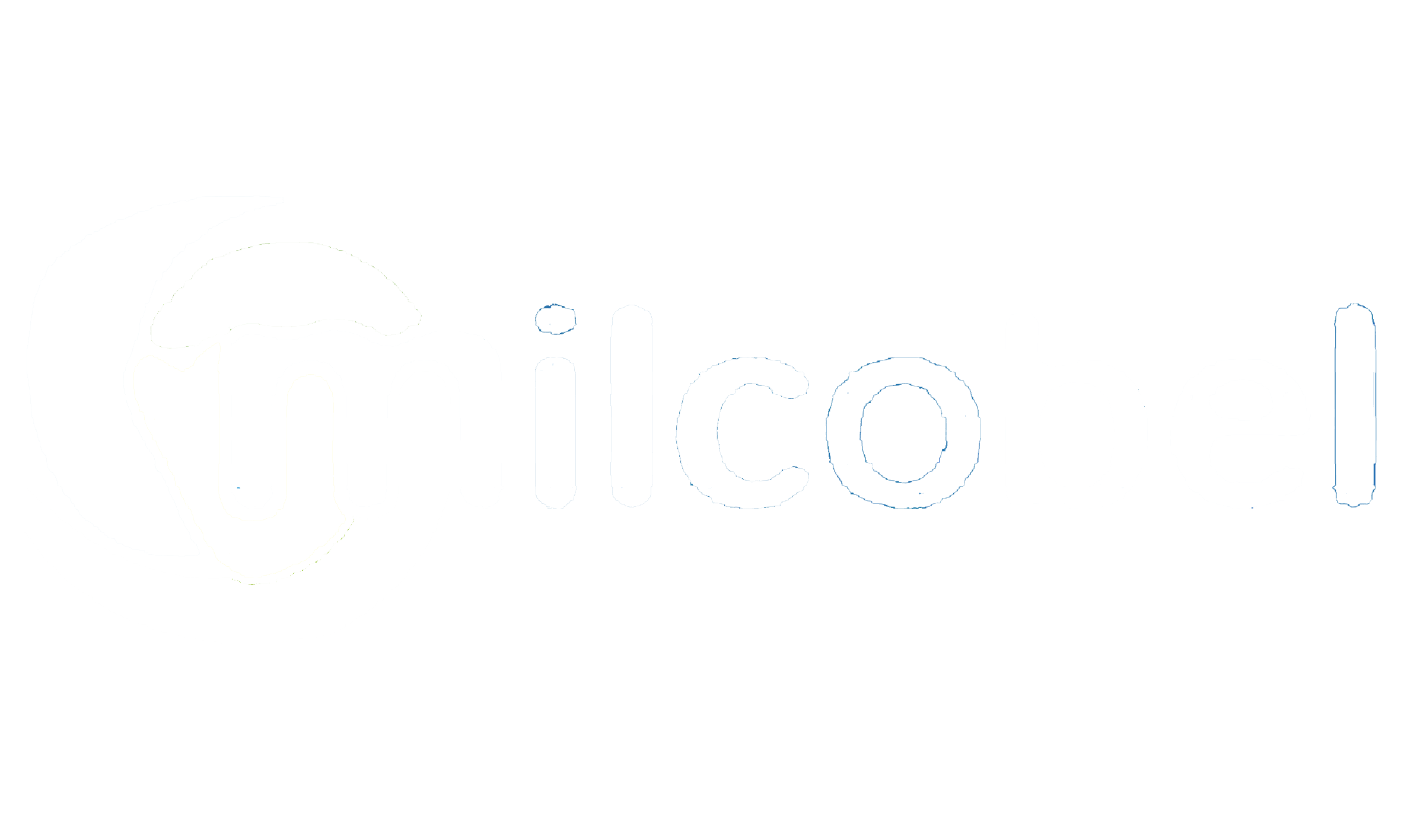 Milcobel Logo - White