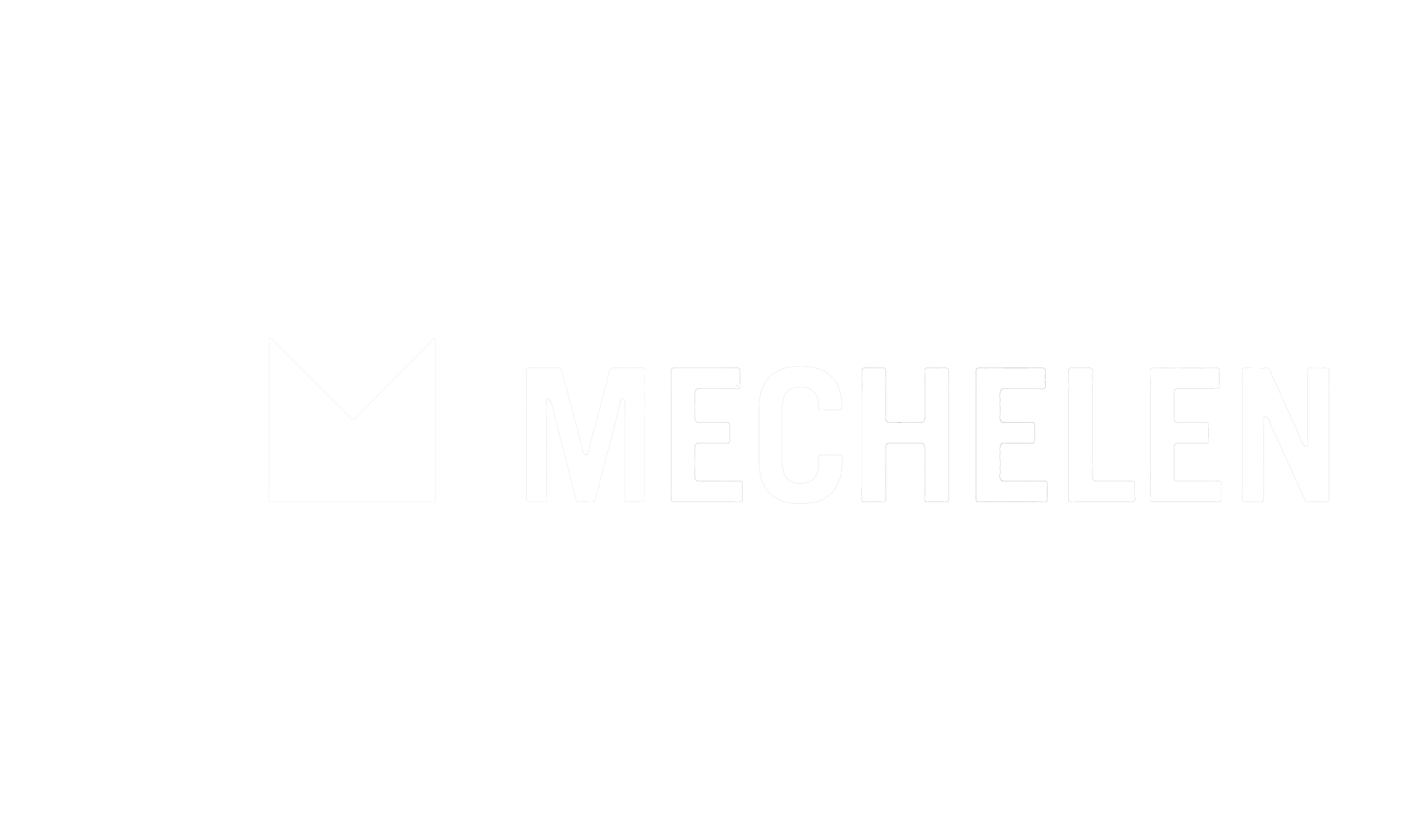 Stad Mechelen Logo - White