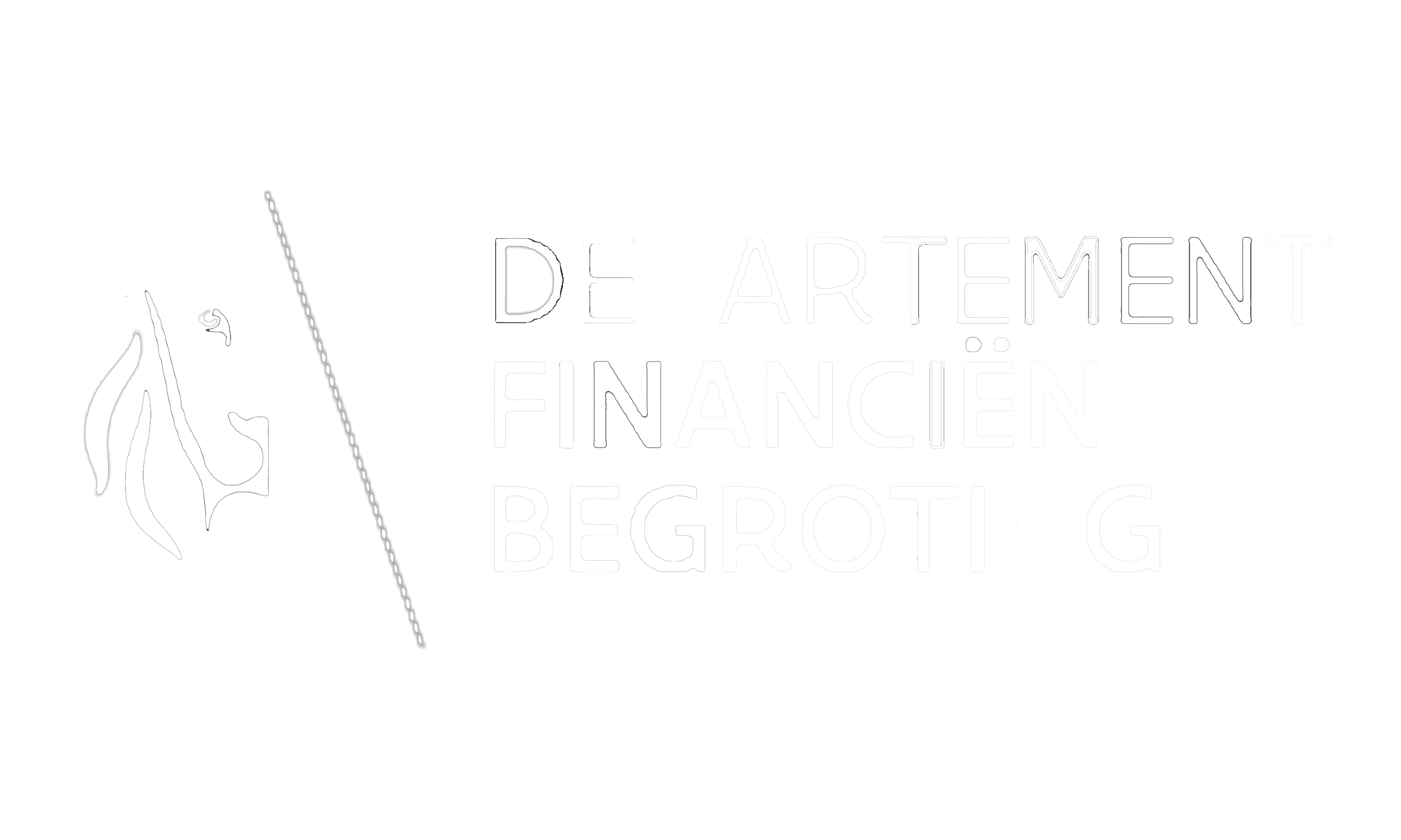 VL Dep Fin & Begr Logo - White